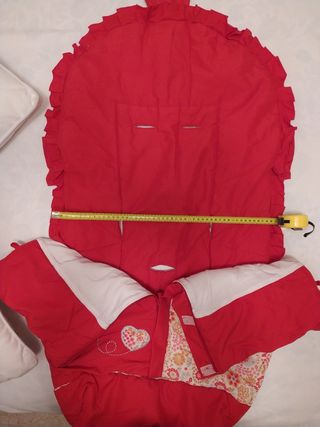 Funda cochecito bebe + saco "Rosy"