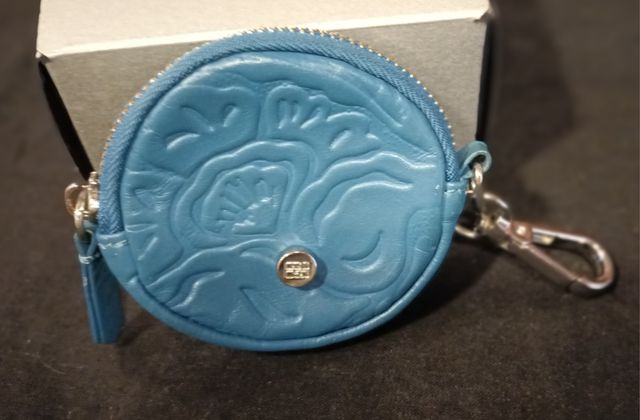 Monedero redondo azul El Corte Inglés