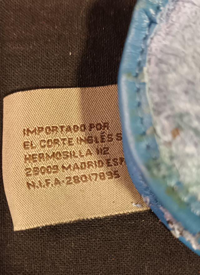 Monedero redondo azul El Corte Inglés