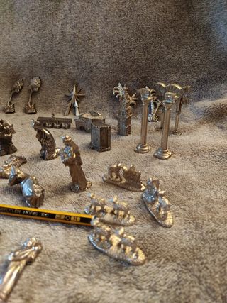 34 figuras de Portal de Belén en miniatura