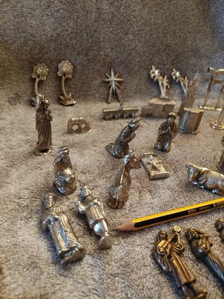 34 figuras de Portal de Belén en miniatura