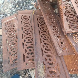 Antiguos Escalones Escalera hierro forja