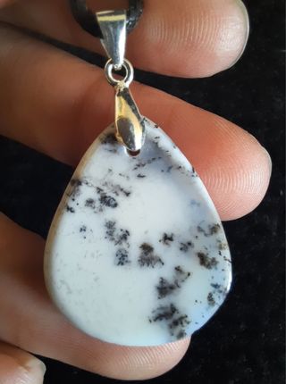 Colgante de Merlinita y Plata de Ley