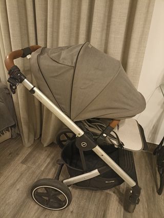 Cybex Balios S Capazo+Silla Paseo Gris+regalos. 