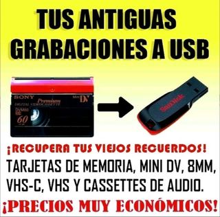 TUS CINTAS BETA A USB