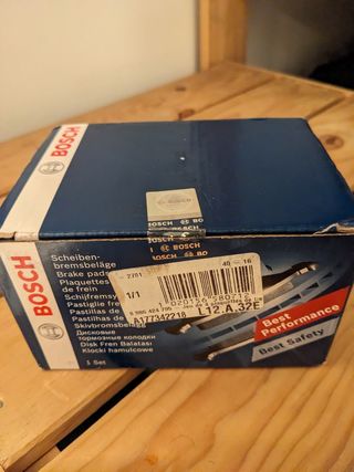 Pastillas de freno Bosch