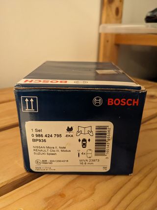 Pastillas de freno Bosch