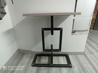 mueble entrada estilo industrial 