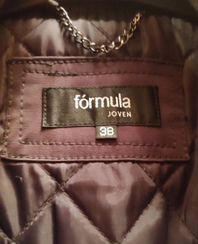 abrigo marrón chocolate