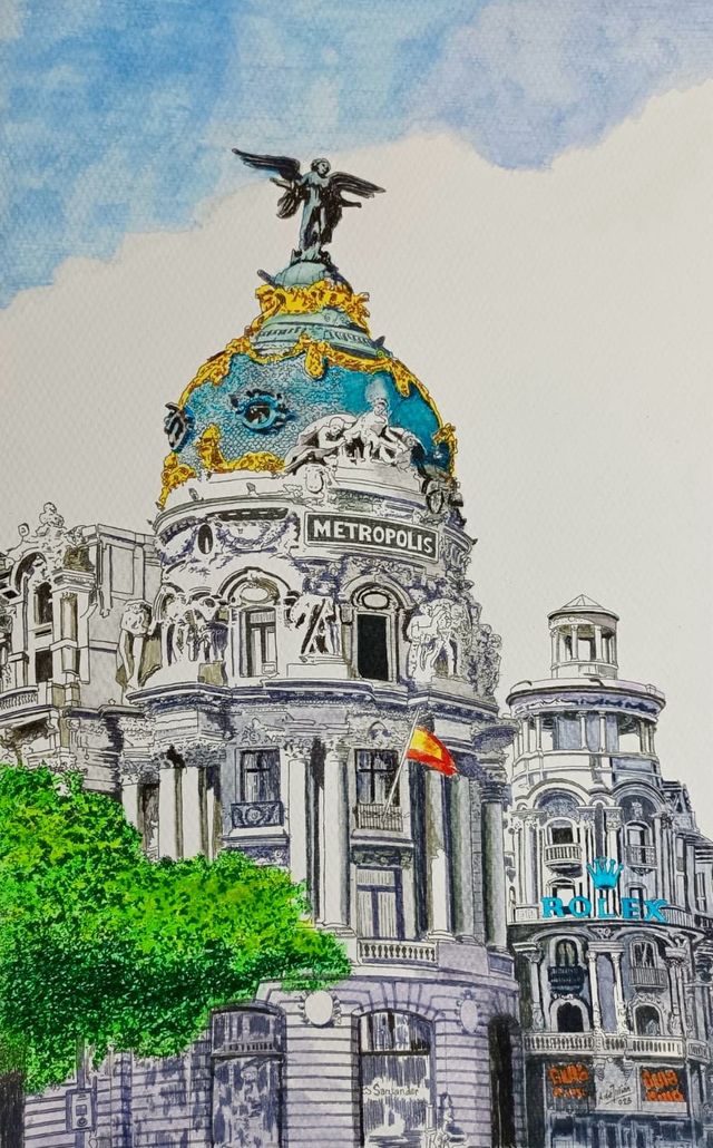 Acuarela de Madrid