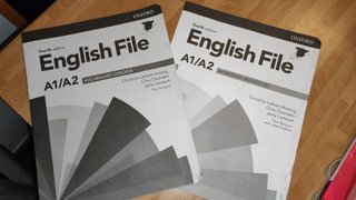 Libro de inglés, inglis file A1/A2