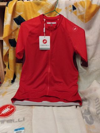 Maillot Castelli Entrata. Ciclismo. Talla M