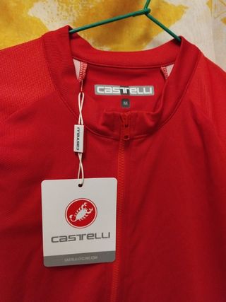 Maillot Castelli Entrata. Ciclismo. Talla M