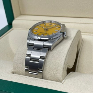 Rolex Oyster Perpetual 36mm  Pikachu yellow dial 