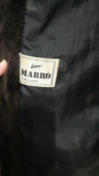 Abrigo SINTETICO ..vintage