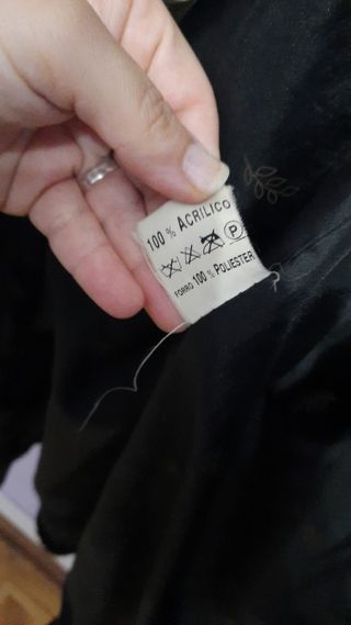 Abrigo SINTETICO ..vintage