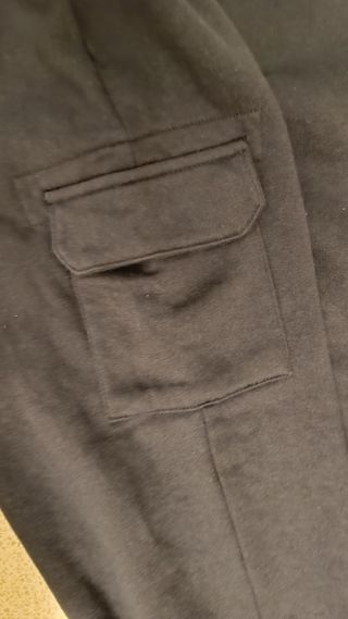 Pantalone tuta felpato blu NUOVO