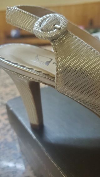 Zapatos plata fiesta