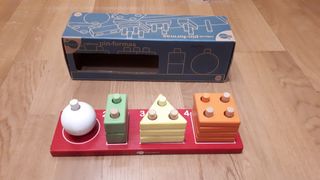 Juguete natural pin-formas de madera - Imaginarium