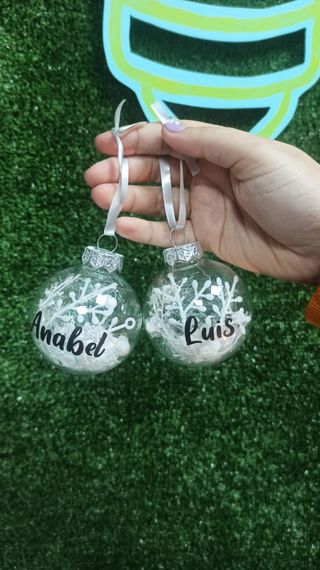 Bolas navidad personalizadas
