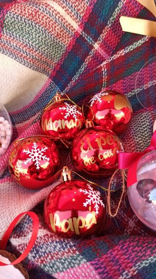 Bolas navidad personalizadas