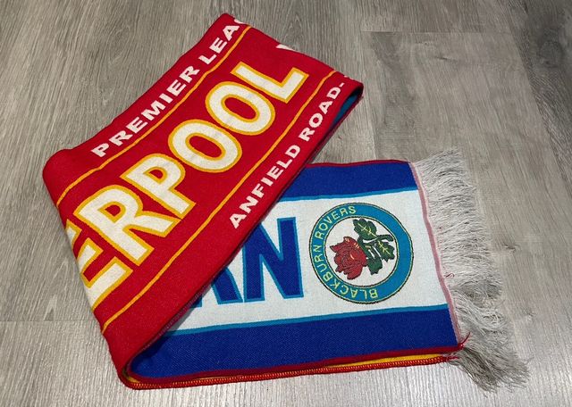 Bufanda Liverpool - Blackburn nueva