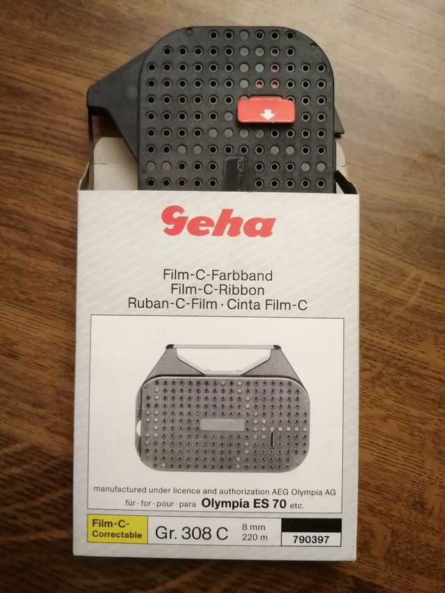 CINTA MAQUINA ESCRIBIR ELECTRICA OLIMPIA