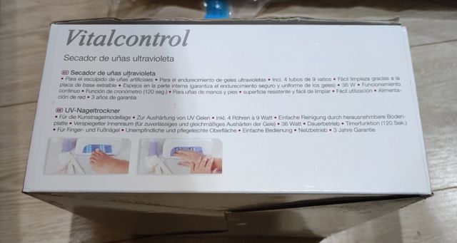 Secador de uñas ultravioletas