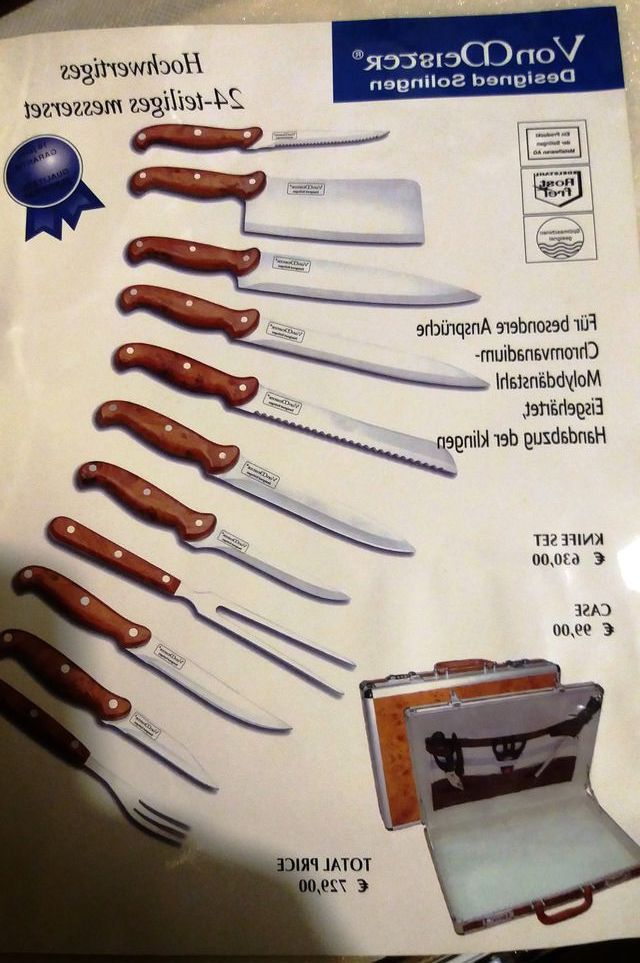 Set coltelli e postate da carne von Meister 24 pez