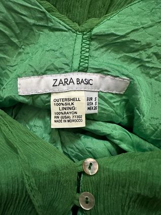 Vestifo verde gasa