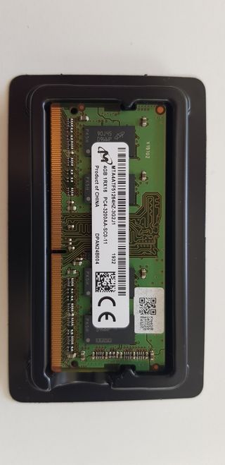 Memoria RAM 4Gb SODIMM portátil