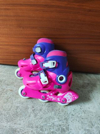 Patines en línea para niña talla 26-28.