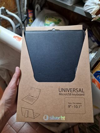 Funda teclado tablet universal 