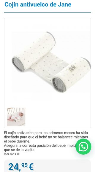 Cojin antivuelco bebé Jané