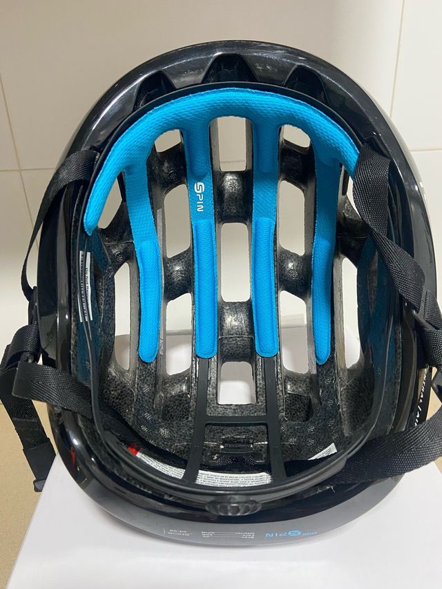 Casco POC Ventral Air SPIN negro blanco