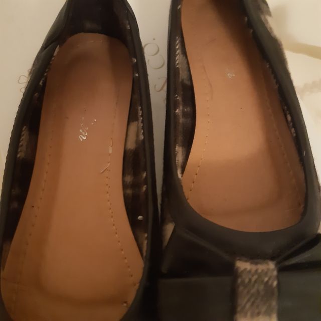 Ballerine in tessuto tartan