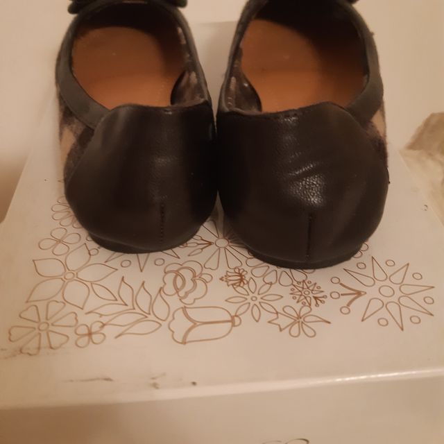 Ballerine in tessuto tartan