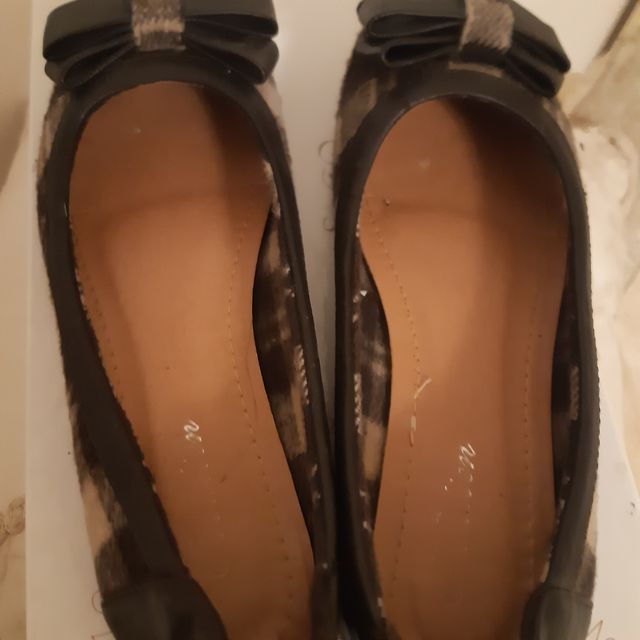 Ballerine in tessuto tartan