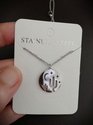 ACERO_Collar Unisex CACTUS Noche Estrellas