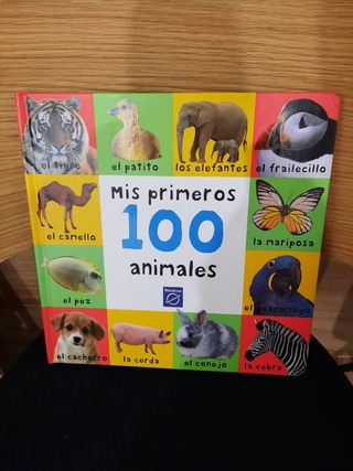 Libro de animales. Tapa dura.