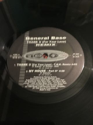 Vinilo dj general base thank u for your love remix