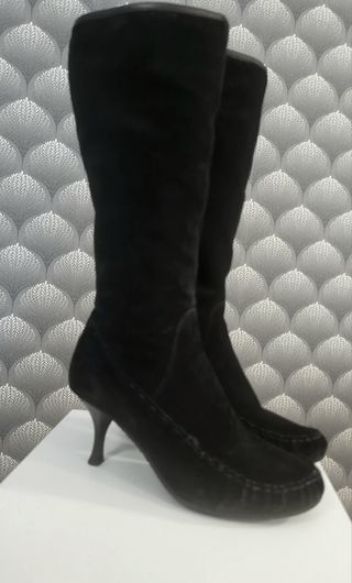 Botas de piel de ante Bronx con forro talla 39