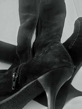 Botas de piel de ante Bronx con forro talla 39