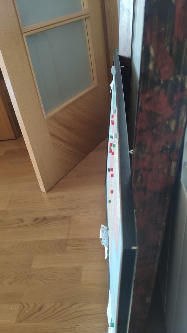 Mapa de España enmarcado con imán