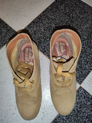 Botines de cordones piel  Mustang
