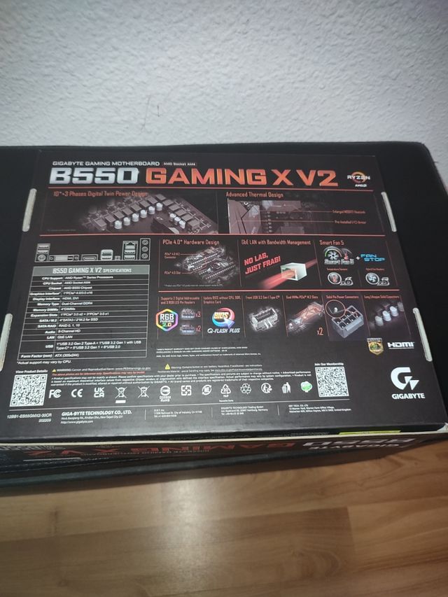 Placa base gigabyte B550