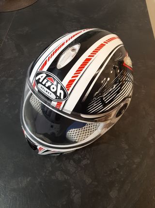 Casco moto niño