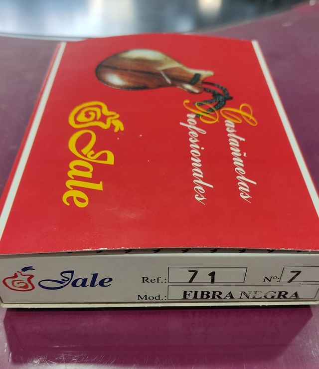 Castañuelas Fibra Especial Negra