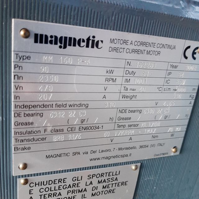 Motore magnetico 90kw