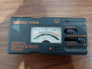 Afinador de guitarra y Bajo SEIKO ST606